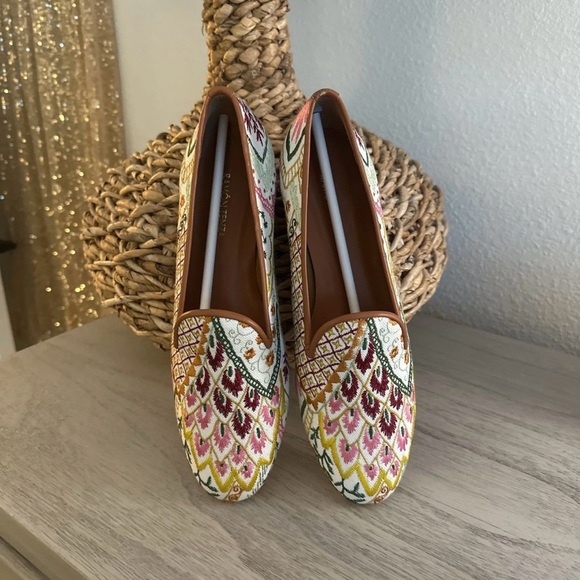 Ramon Tenza Geometric‎ Woven Slip-On Loafers - Picture 2 of 5